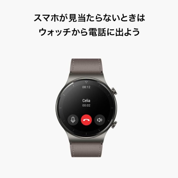 HUAWEI(ファーウェイ) Watch GT2 Pro 46mm スマートウォッチ 2週間長時間バッテリー ワイヤレス充電 血中酸素レベル測定機能 チタン素材 Nebula Gray【日本正規代理店品】 - 画像 (10)