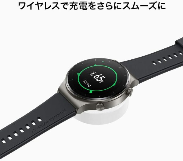 HUAWEI(ファーウェイ) Watch GT2 Pro 46mm スマートウォッチ 2週間長時間バッテリー ワイヤレス充電 血中酸素レベル測定機能 チタン素材 Nebula Gray【日本正規代理店品】 - 画像 (12)