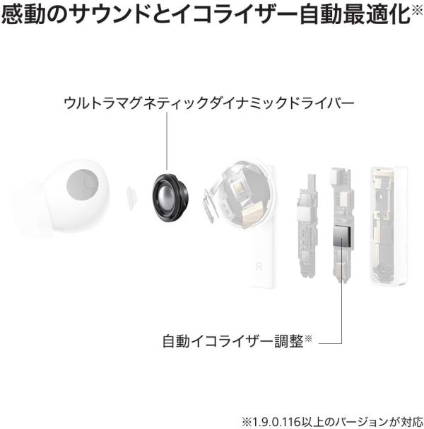 HUAWEI FreeBuds Pro/セラミックホワイト/Bluetoothワイヤレスイヤホン/アクティブノイズキャンセリング/デュアルデバイス接続/30時間音楽再生 【日本正規代理店品】 - 画像 (15)