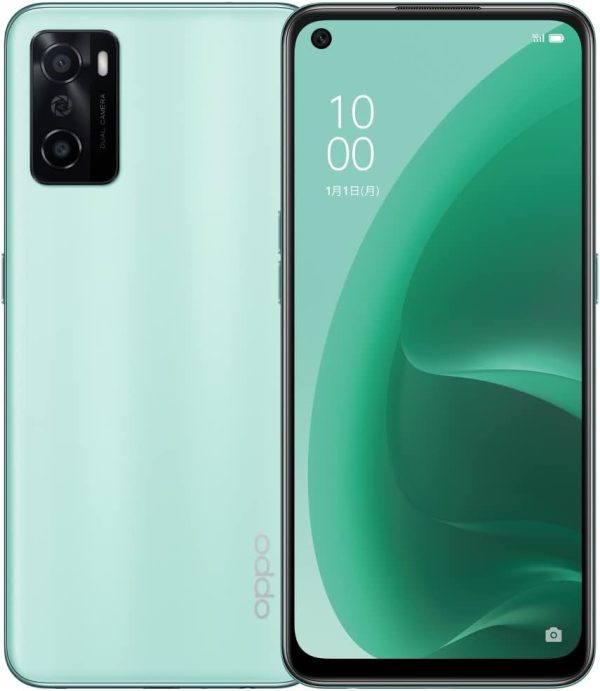 OPPO A55s グリーン CPH2309 docomo/au/SoftBank/Rakuten Mobile 回線対応 5G Simフリー 大画面 防水防塵 スマートフォン - 画像 (9)