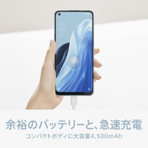 OPPO Reno7A スターリーブラック CPH2353 docomo/au/SoftBank/Rakuten Mobile 回線対応 スマートフォン 5G SIMフリー有機ELディスプレイ - 画像 (11)