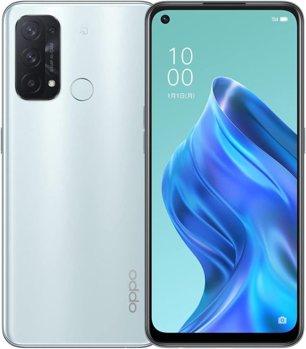 OPPO Reno5A アイスブルー CPH2199 docomo/au/SoftBank/Rakuten Mobile 回線対応 5G SIMフリー版 おサイフケータイ FeliCa - 画像 (10)