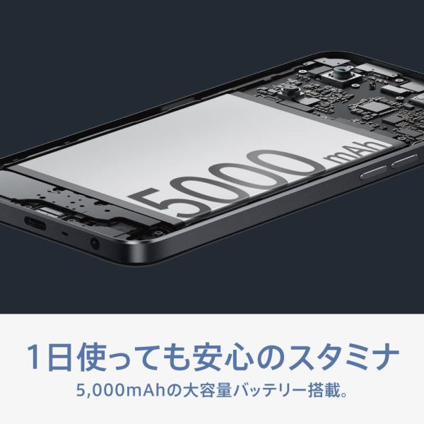 OPPO A77 ブラック CPH2385 docomo/au/SoftBank/Rakuten Mobile 回線対応 SIMフリー スマートフォン - 画像 (5)