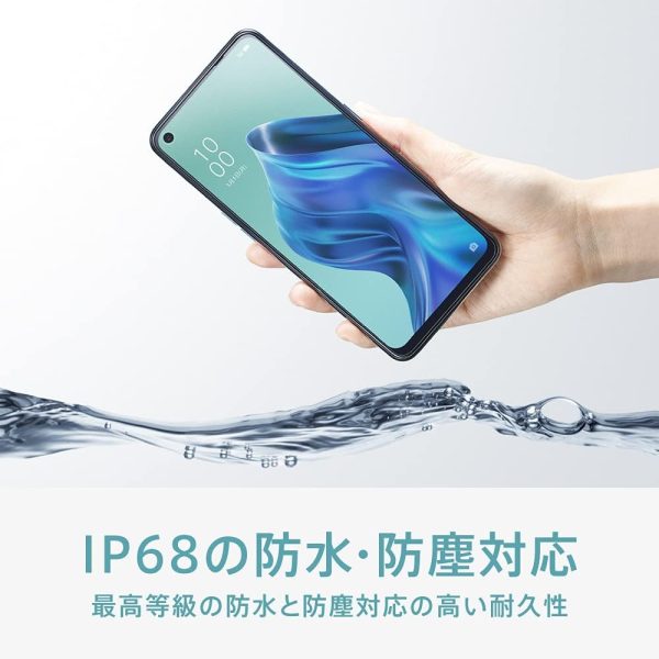 OPPO Reno5A アイスブルー CPH2199 docomo/au/SoftBank/Rakuten Mobile 回線対応 5G SIMフリー版 おサイフケータイ FeliCa - 画像 (8)